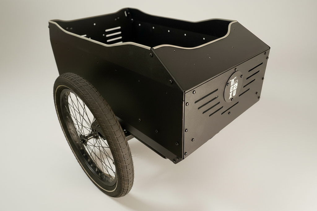 bicycle sidecar with gray trim