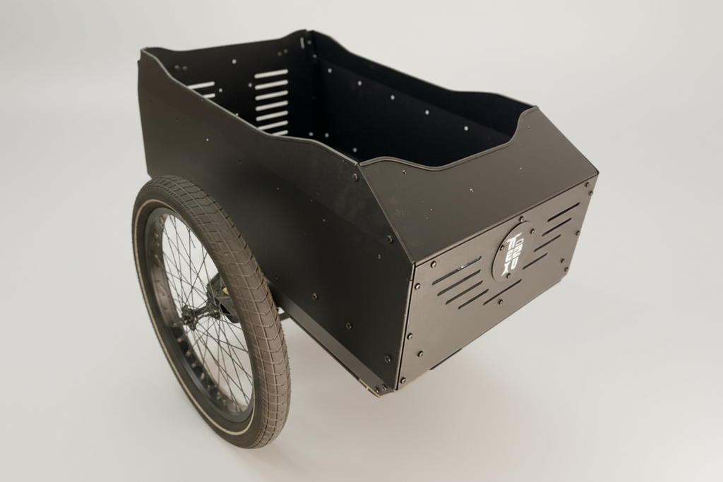 bicycle sidecar with black trim